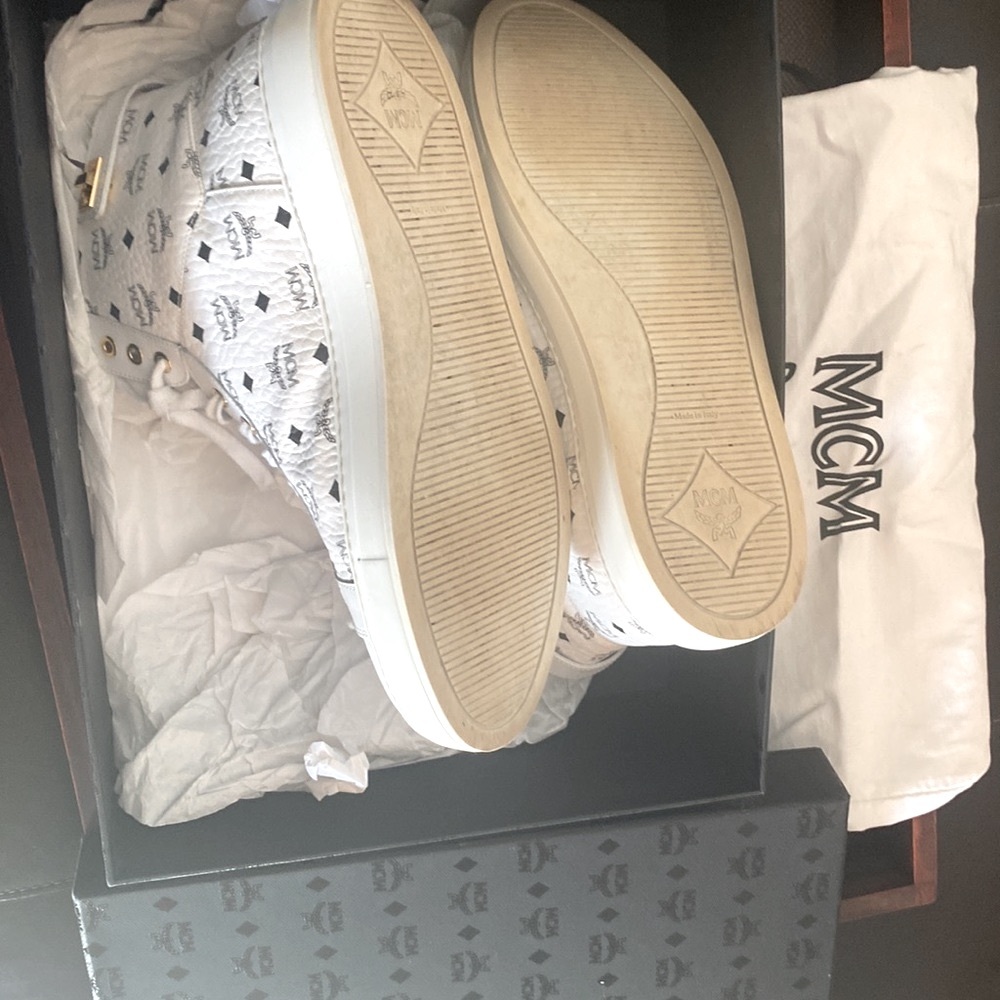 MEN’S MCM VISETTOS sneakers 👟 - Picture 3 of 4